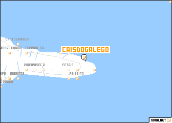 map of Cais do Galego