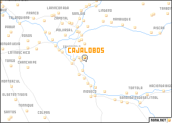 map of Cajalobos