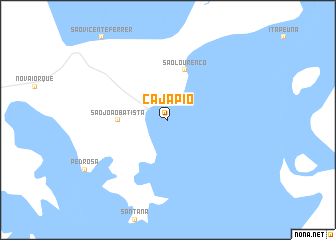 map of Cajapió