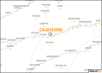 map of Cajazeiras