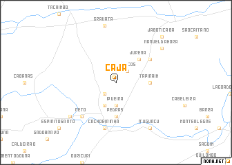 map of Cajá