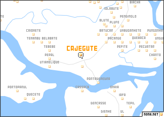 map of Cajegute