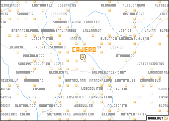 map of Cajero