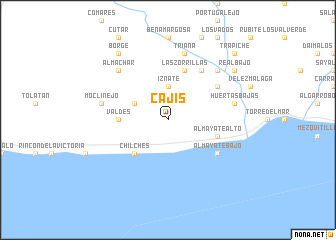 map of Cajís