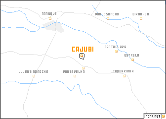 map of Cajubi