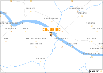 map of Cajueiro