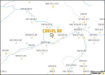 map of Çakırlar