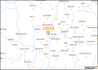 map of Cakke