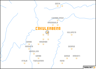 map of Cakulembera