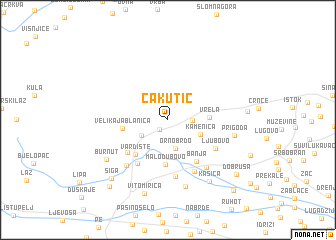 map of Cakutić