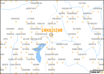 map of Cakuzizwa