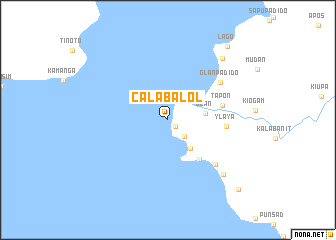 map of Calabalol