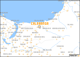 map of Calabanga