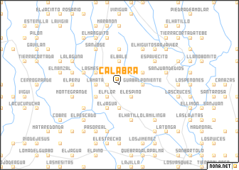 map of Calabra