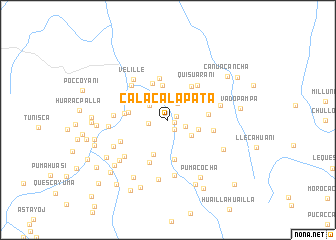 map of Calacalapata