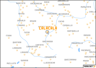map of Cala Cala