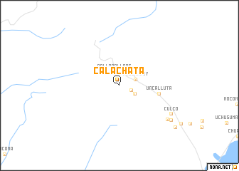 map of Calachata