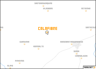 map of Calafibre