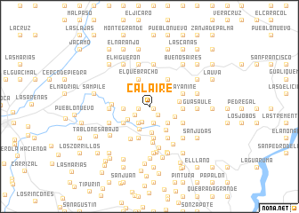 map of Calaire