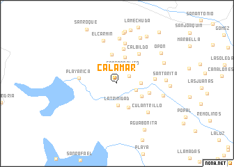 map of Calamar