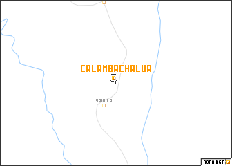 map of Calamba-Chalua