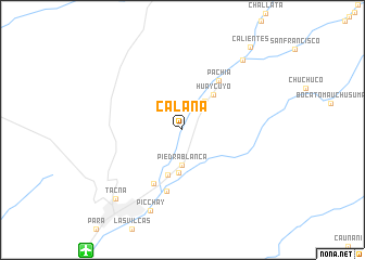 map of Calana