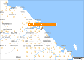 map of Calangcawan Sur