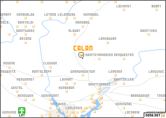 map of Calan