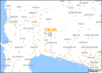 map of Calan