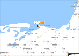 map of Calao