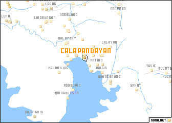 map of Calapandayan