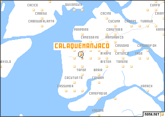 map of Calaque Manjaco
