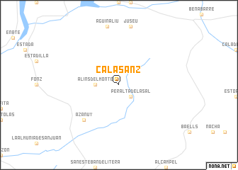 map of Calasanz