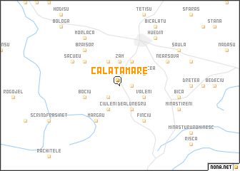map of Călata Mare