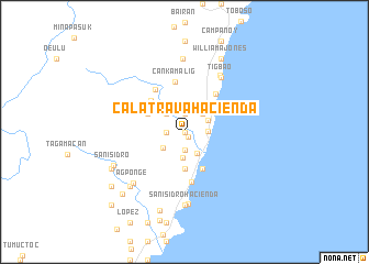 map of Calatrava Hacienda