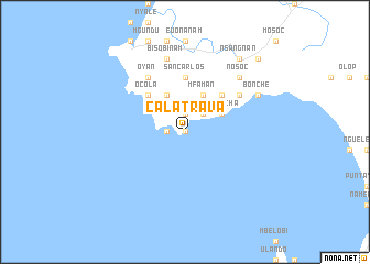 map of Calatrava