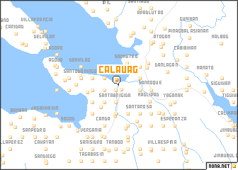 map of Calauag