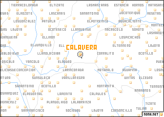 map of Calavera
