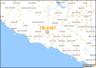 map of Calawat