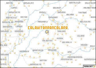 map of Calawitan Pancalara