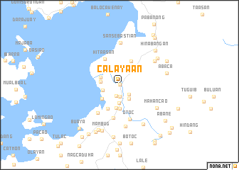 map of Calaya-an