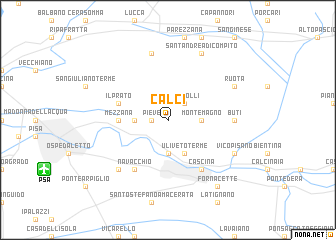 map of Calci