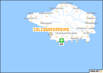 map of Calço do Ferreiro