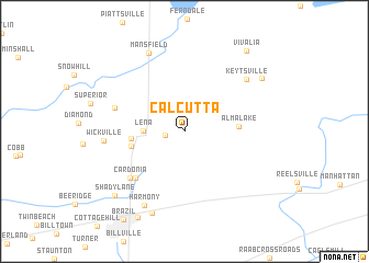 map of Calcutta