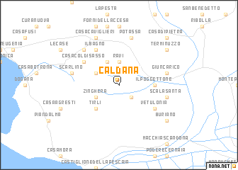 map of Caldana