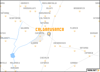 map of Căldăruşanca