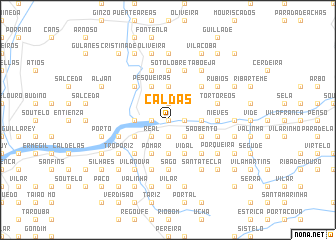 map of Caldas