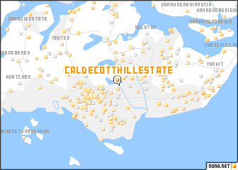 map of Caldecott Hill Estate