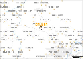 map of Calden