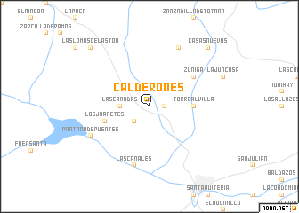 map of Calderones